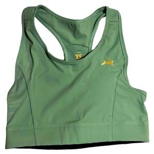Tracksmith Allston bra. Brand new. XS. Olive green.